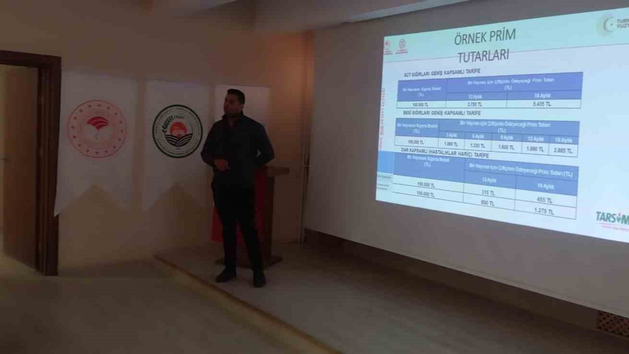 Tekman’da tarım sigortaları bilgilendirme semineri
