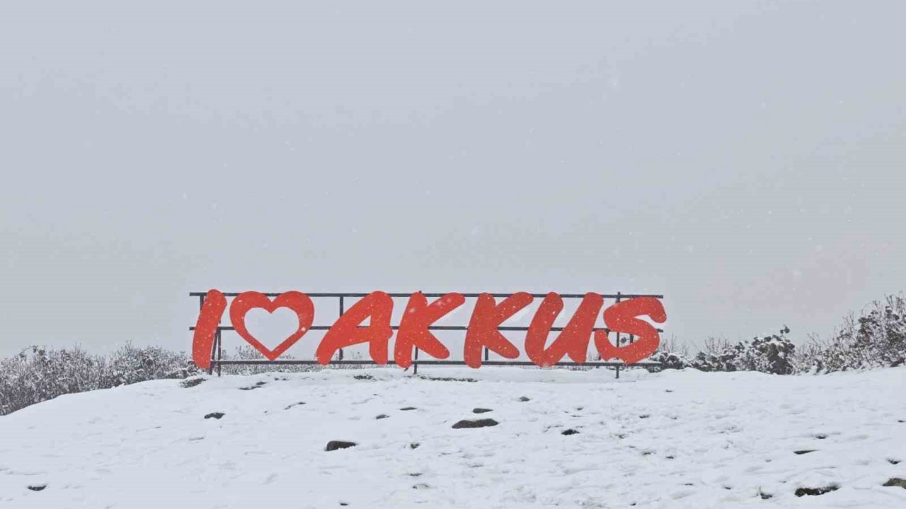 Ordu’nun yükseklerinde kar yağışı
