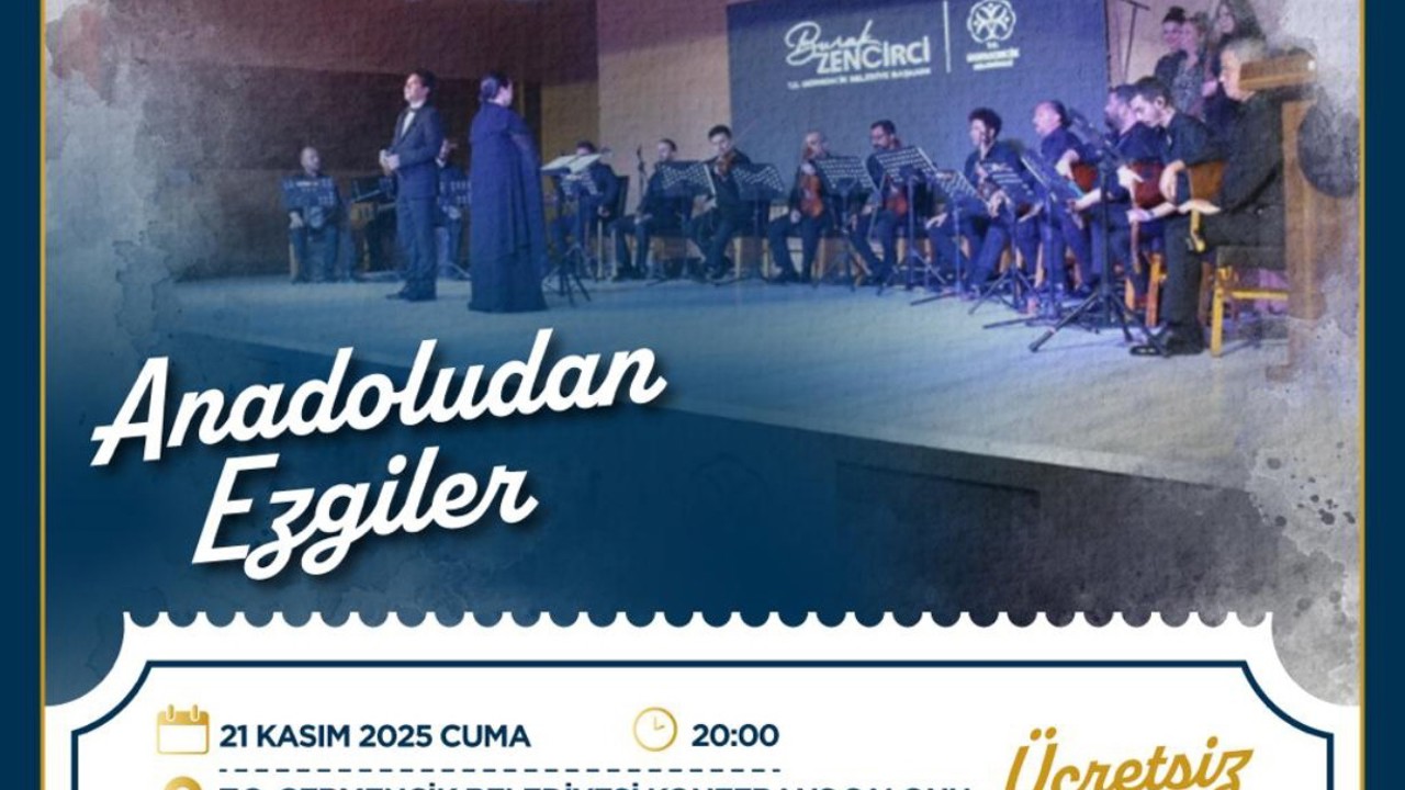 Germencik Belediyesi’nden "Anadolu’dan Ezgiler" gecesi
