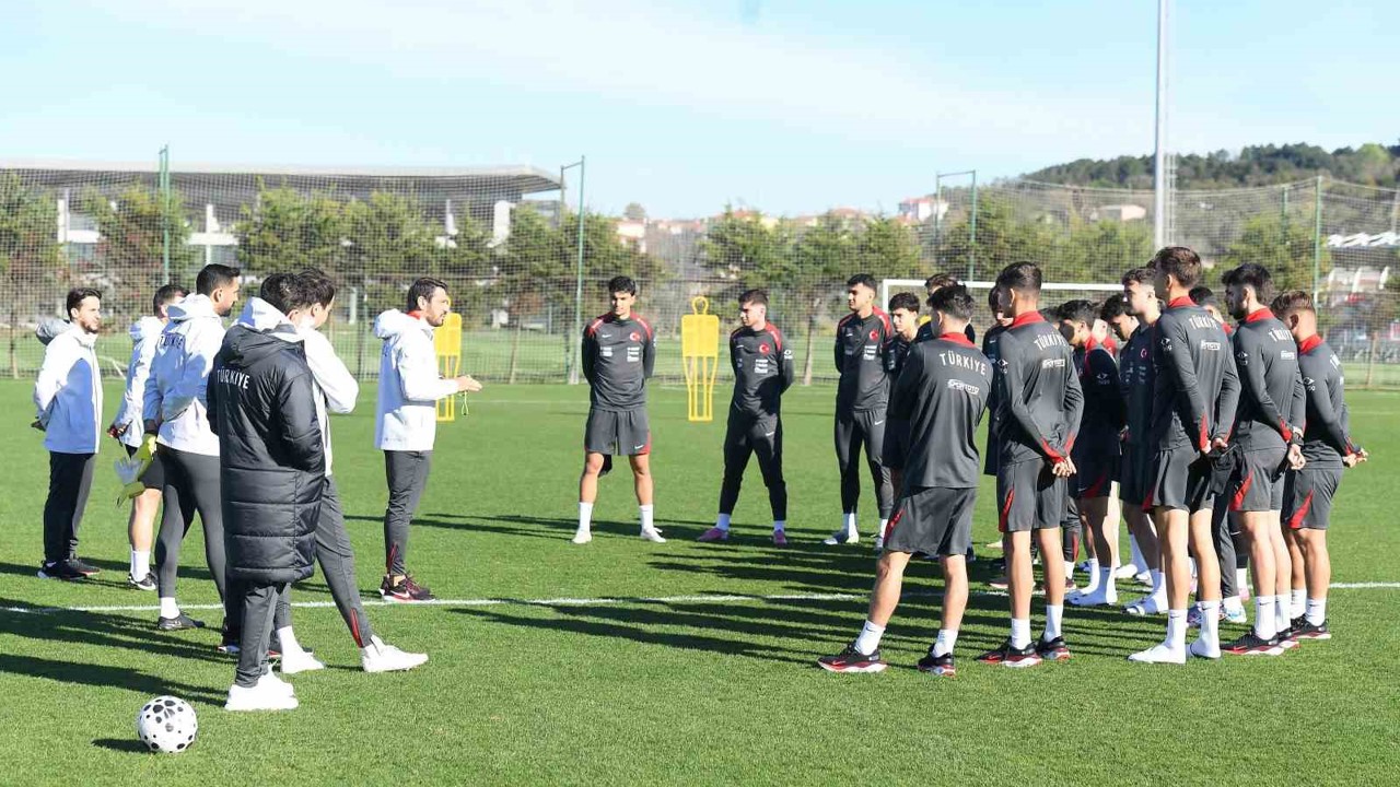 Ümit Milli Takımı, Litvanya maçı hazırlıklarına ara vermeden başladı

