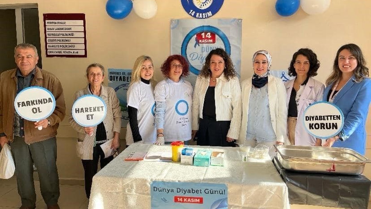 Aydın Devlet Hastanesi’nde vatandaşlar diyabete karşı bilgilendirildi
