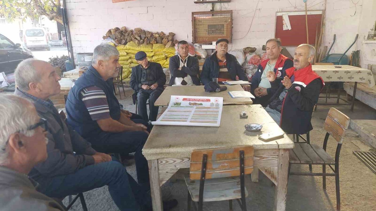 Koçarlı’da üreticilerle şap hastalığı ve tarımsal desteklemeler görüşüldü
