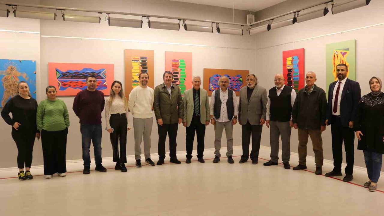 Ressam Mehmet Ali Doğan Sanko Sanat Galerisi’nde sergi açtı
