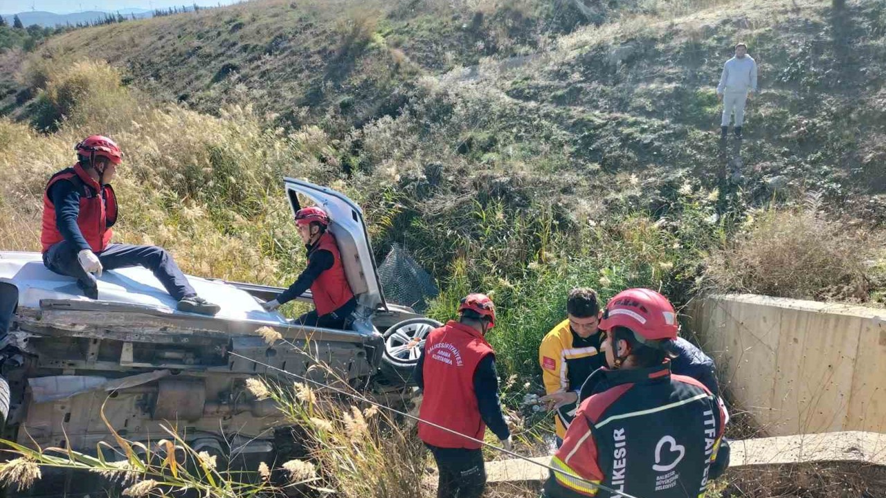 Balıkesir’de trafik kazası: 1 yaralı
