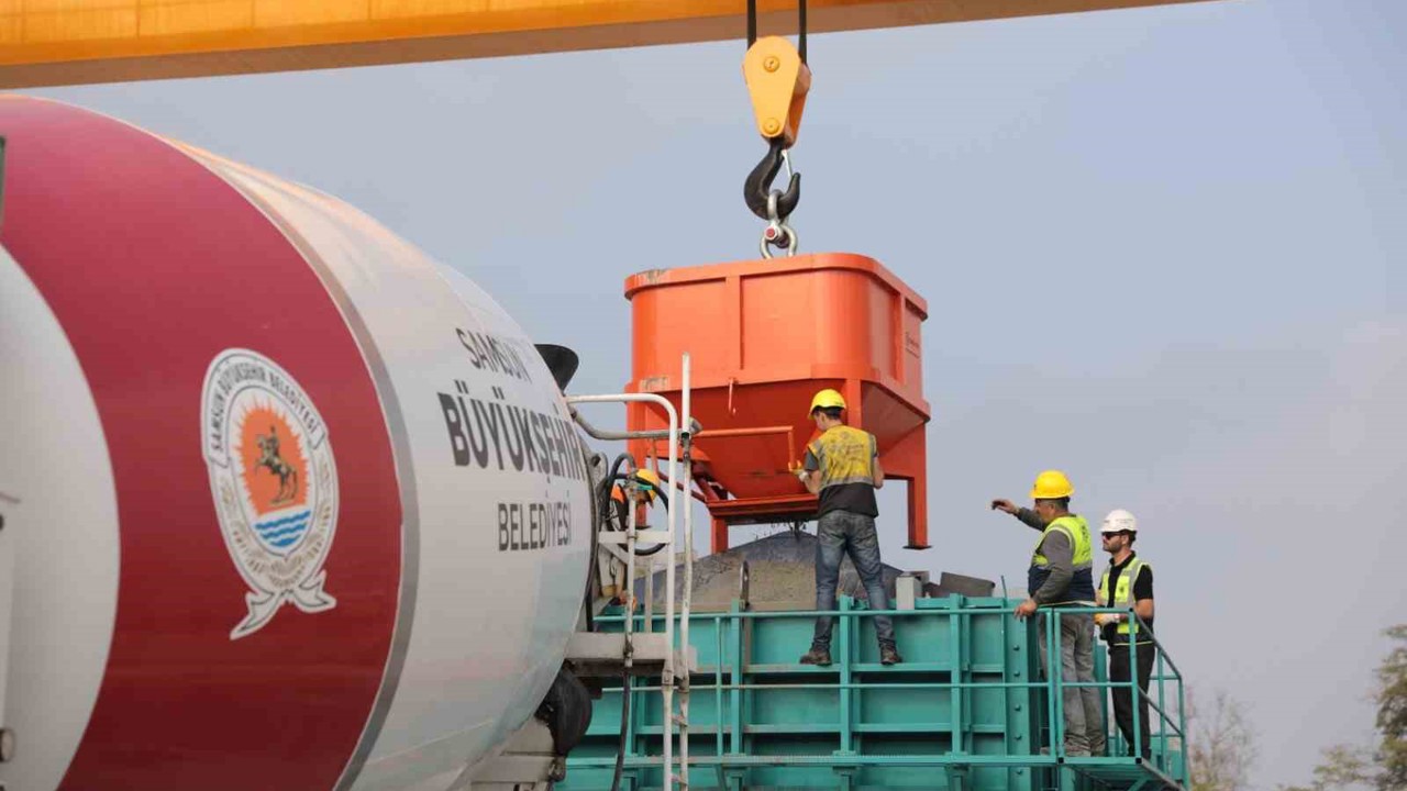 Samsun, "betonarme prefabrik su deposu" üreten şehir oldu
