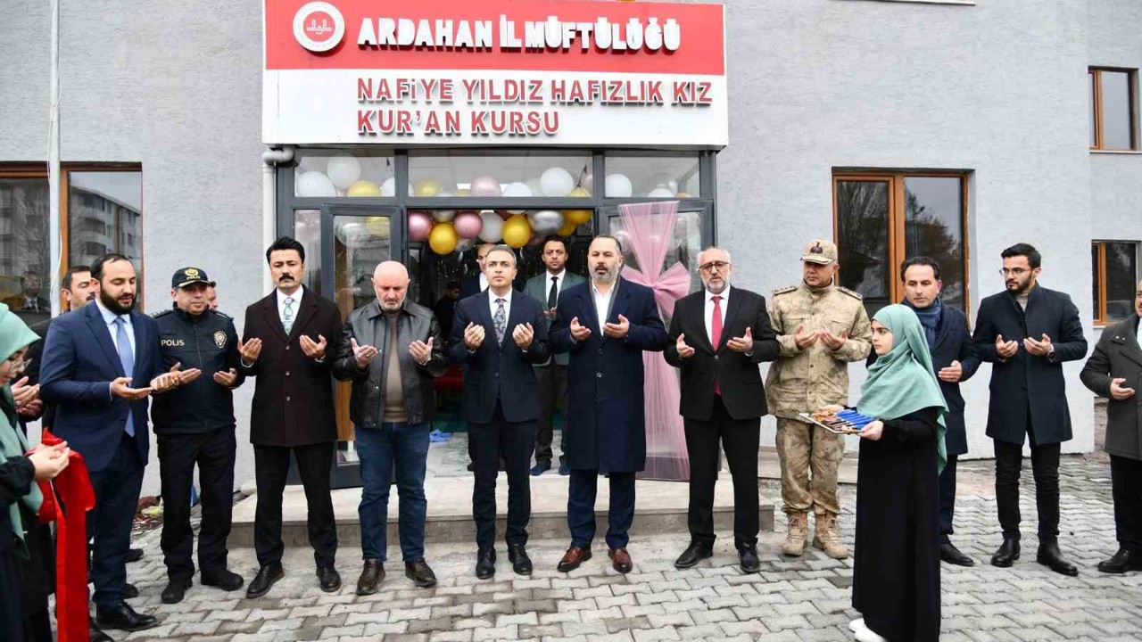Ardahan’da, Kız Kur’an Kursu’nun açılışı yapıldı
