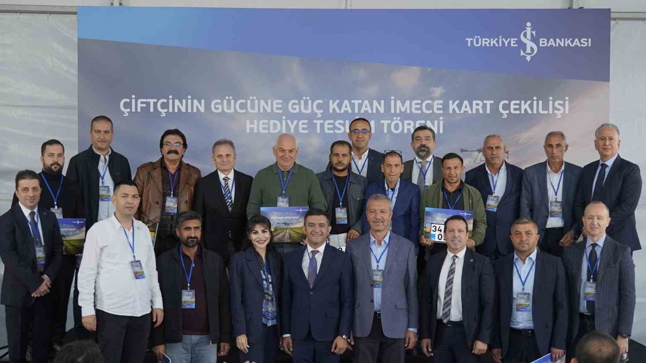 İş Bankası’nın "Çiftçilerin Gücüne Güç Katan İmece Kart" kampanyasında kazananlar belli oldu
