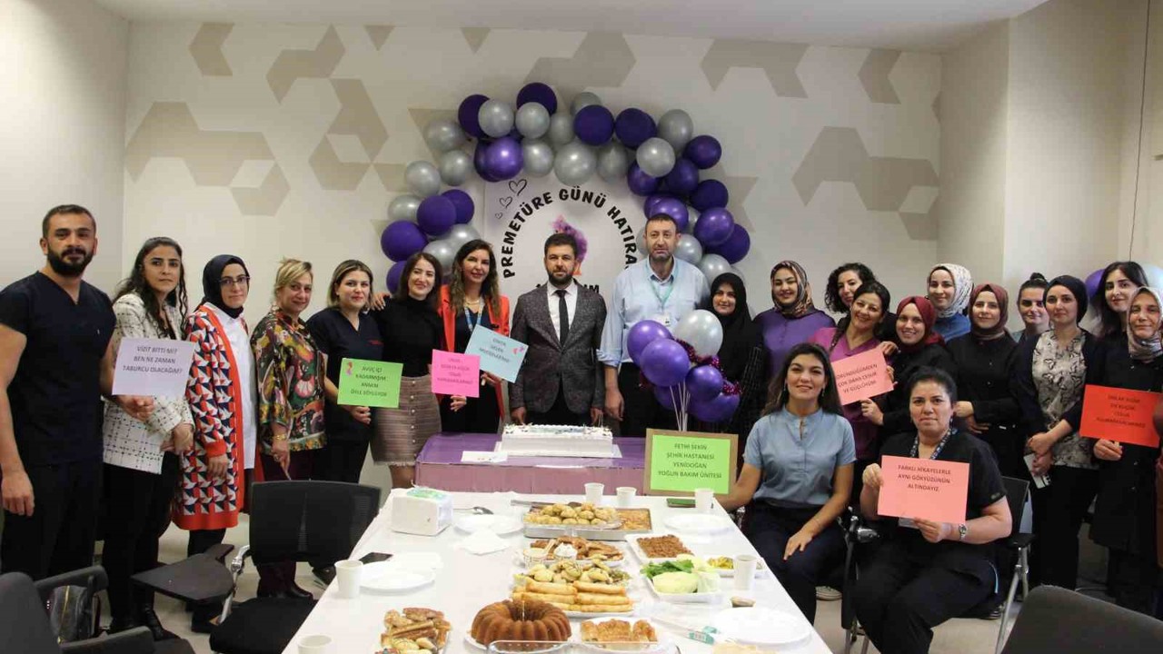 Elazığ’da ‘Dünya Prematüre Günü’ kutlandı
