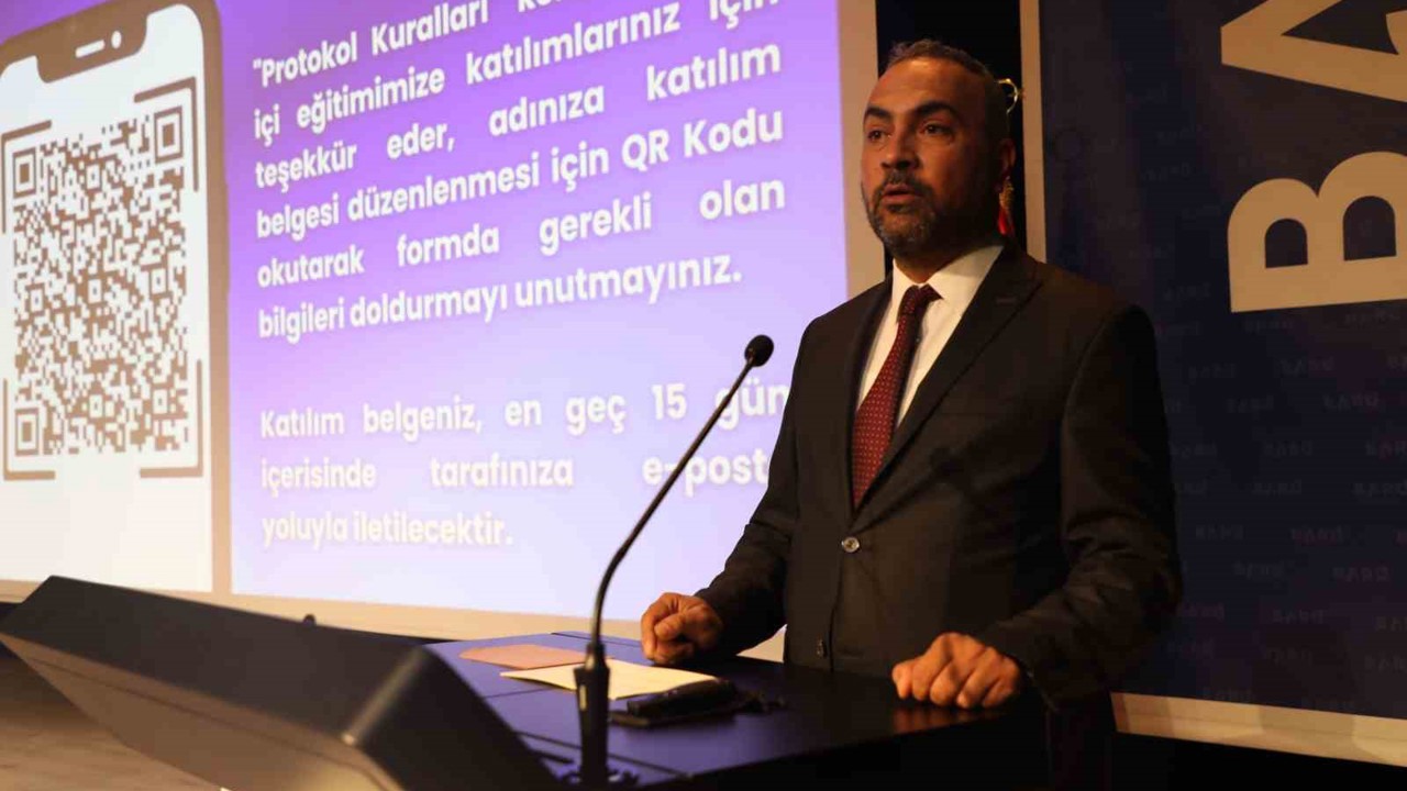 BARÜ’de "Protokol Kuralları Eğitimi" yoğun ilgi gördü
