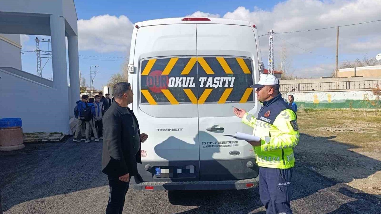 Van’da okul servisleri denetlendi

