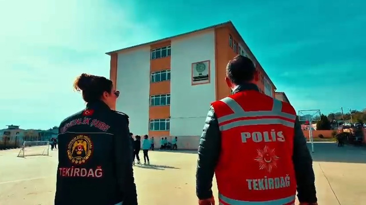 Tekirdağ’da polis ekiplerinden okullarda geniş çaplı denetim
