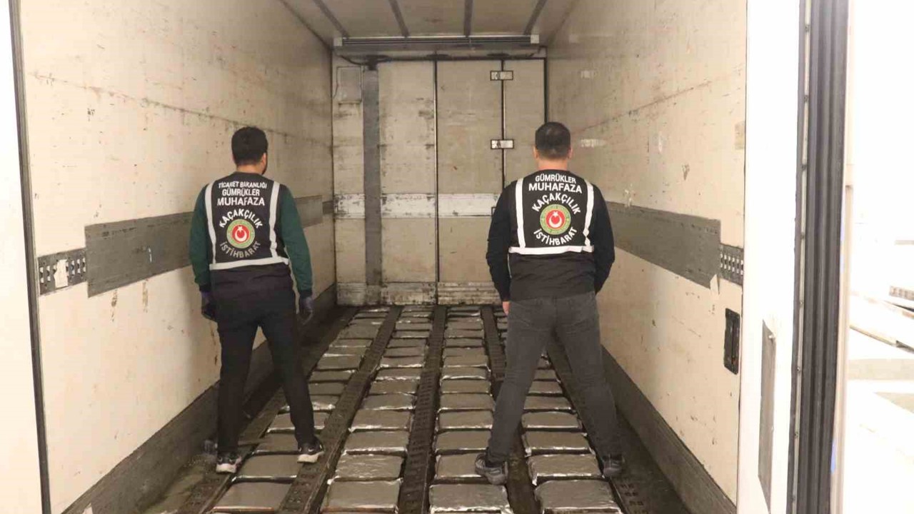 Ticaret Bakanlığı Gümrükler Muhafaza Ekiplerince 337 milyon değerinde uyuşturucu madde yakalandı
