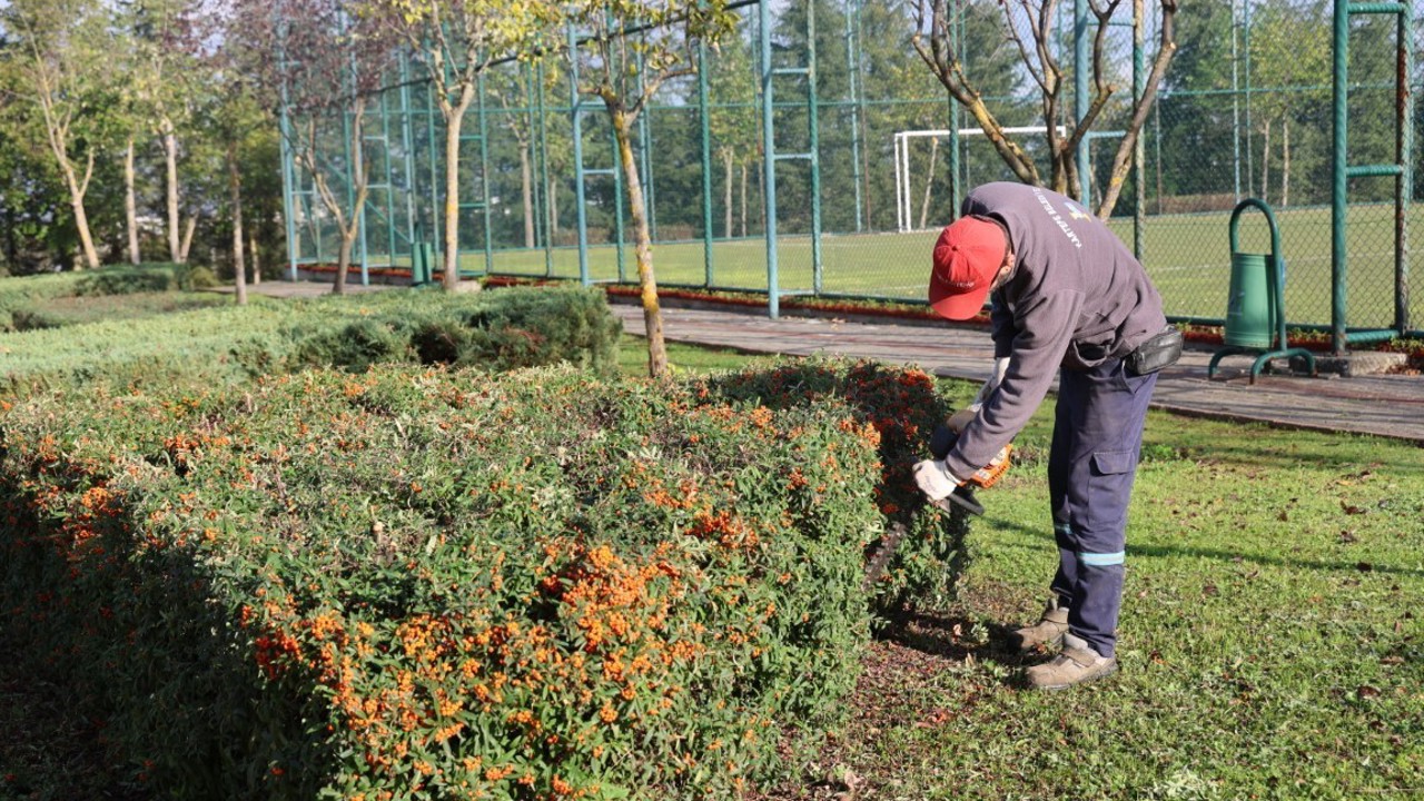 Kış turizminin gözdesi Kartepe’de park ve bahçeler güzelleşiyor
