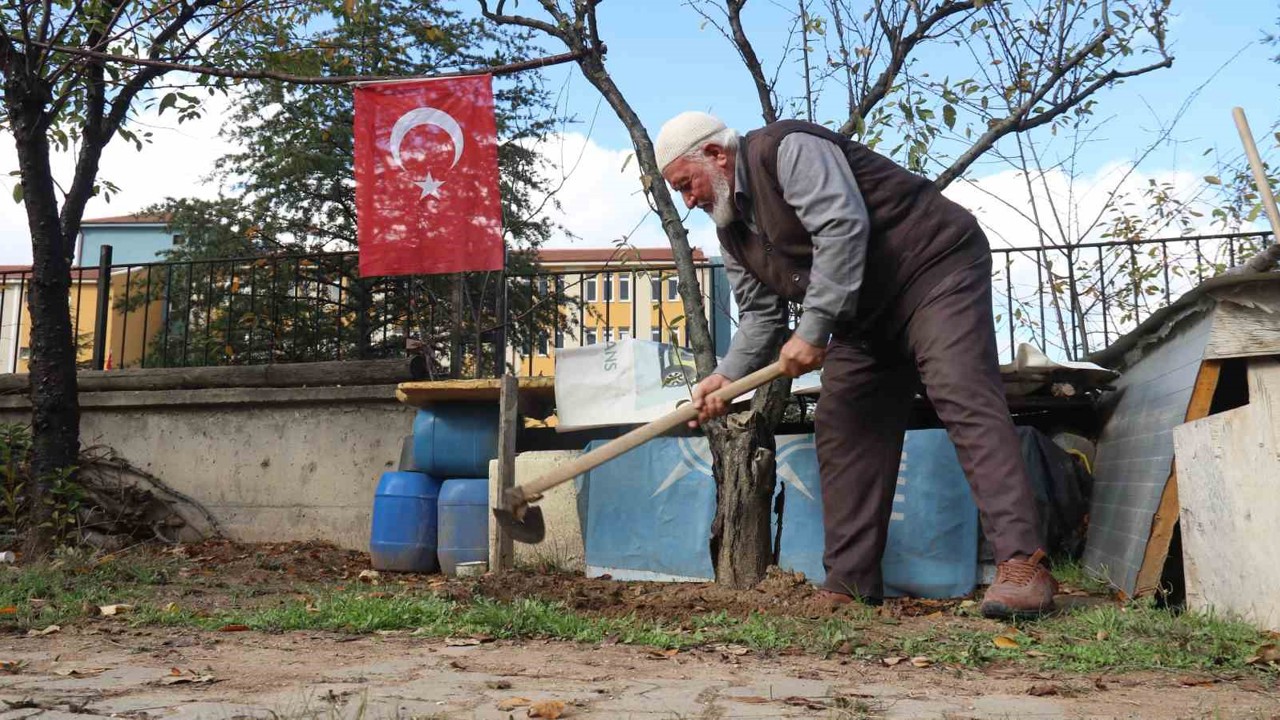 Çöplüğü 15 Temmuz Şehitleri Fidanlığı’na çevirdi
