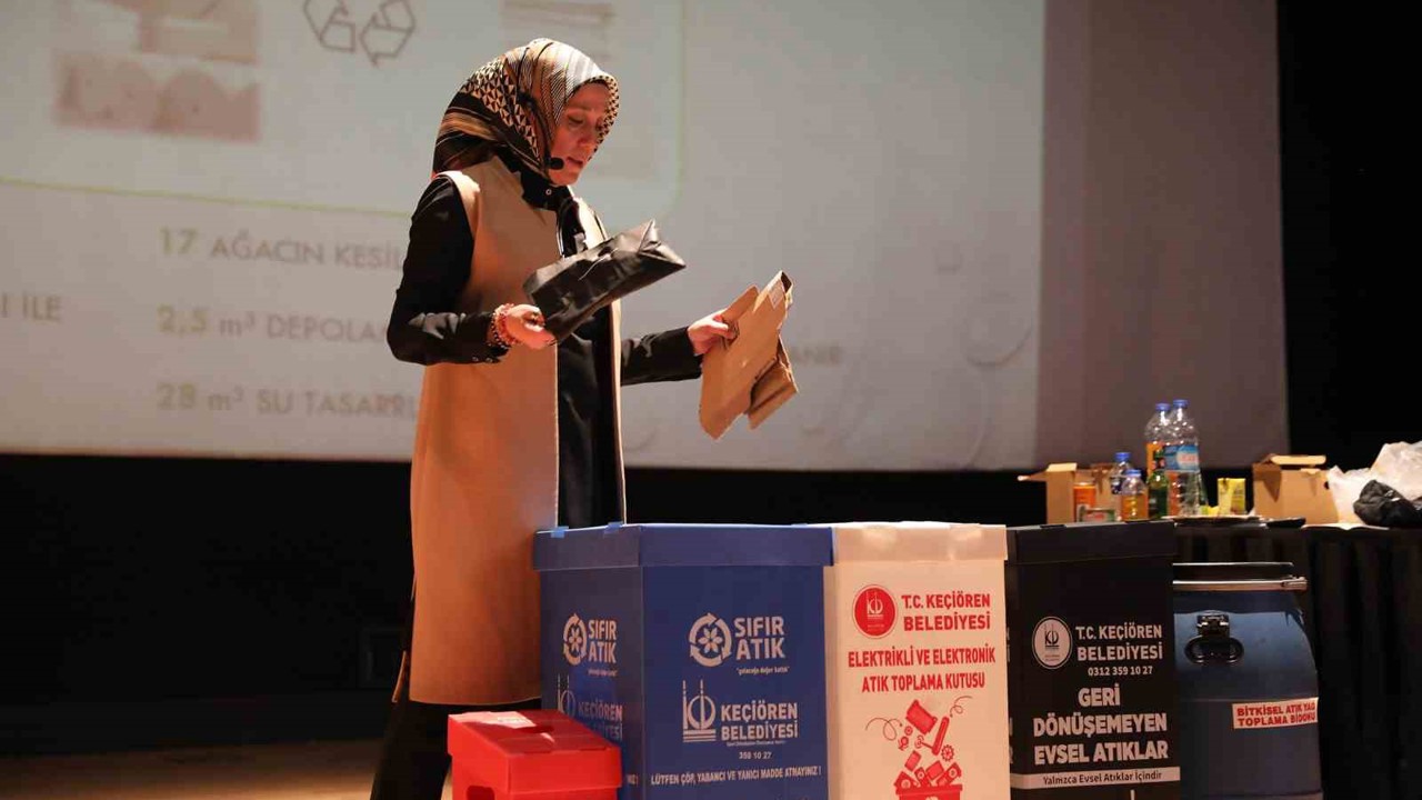 Keçiören Belediyesi’nden öğretmenlere çevre ve sıfır atık eğitimi
