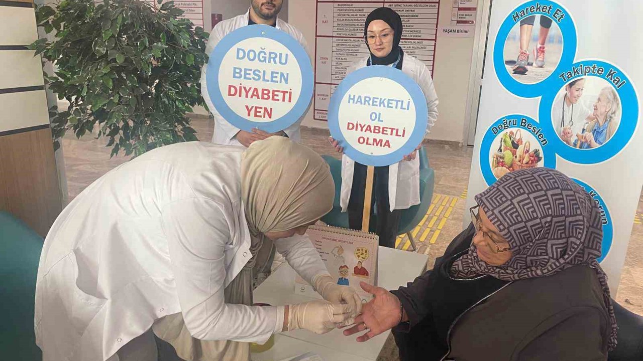 Bayburt’ta vatandaşlar diyabet hastalığı hakkında bilgilendirildi

