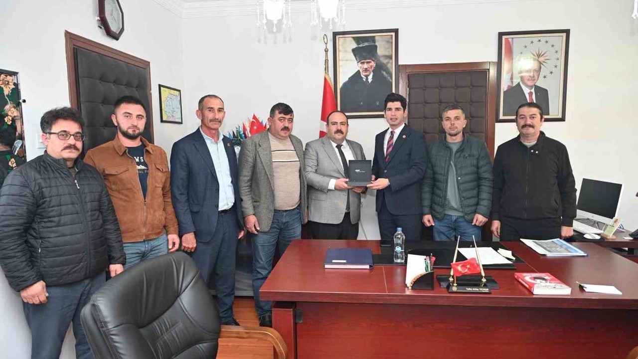 Başkan Hamamcı’dan yeni İnönü İlçe Kaymakamı Teymür’e hayırlı olsun ziyareti
