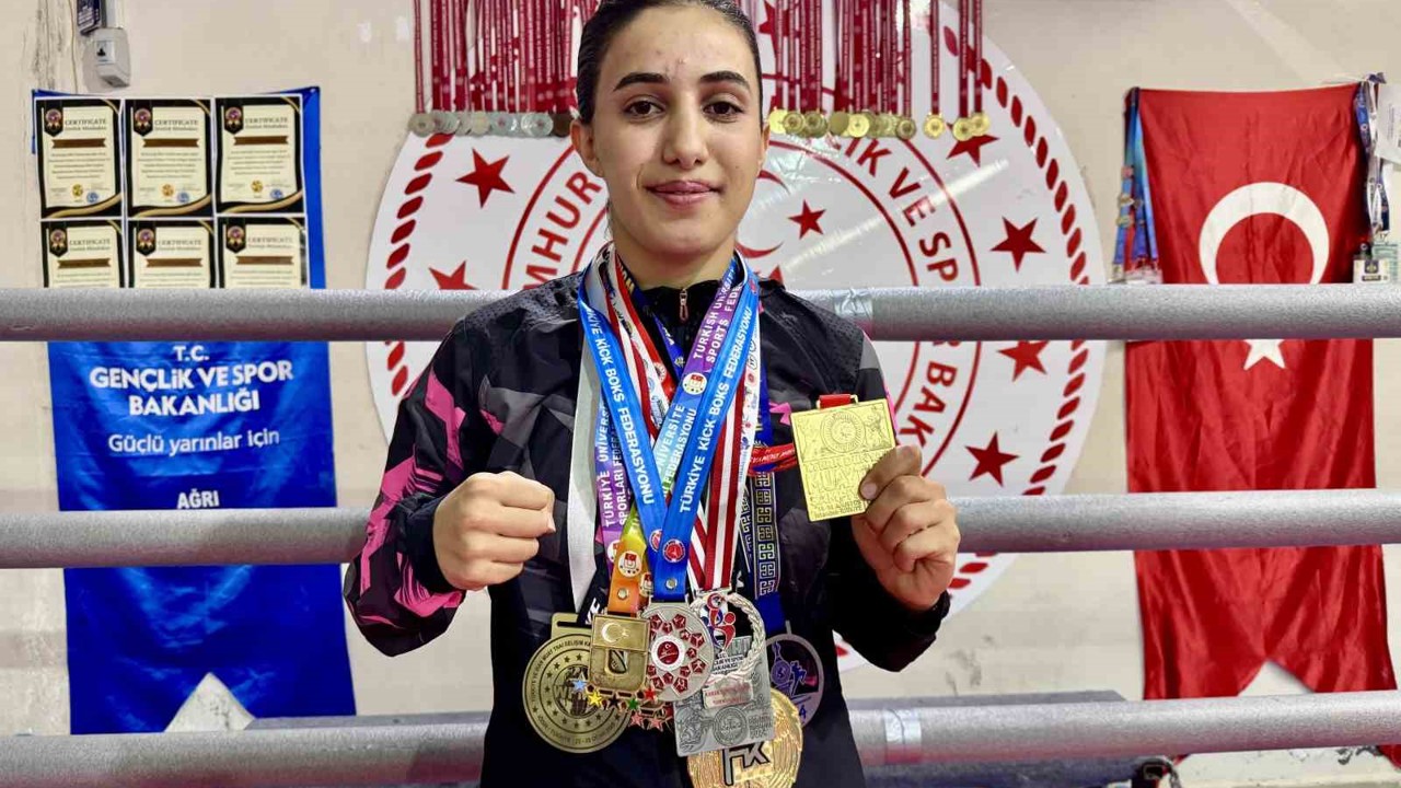 Ağrı’nın tek kadın kickboksçusu Sibel Oruç, Türkiye ve dünya şampiyonluklarıyla genç kızlara ilham veriyor
