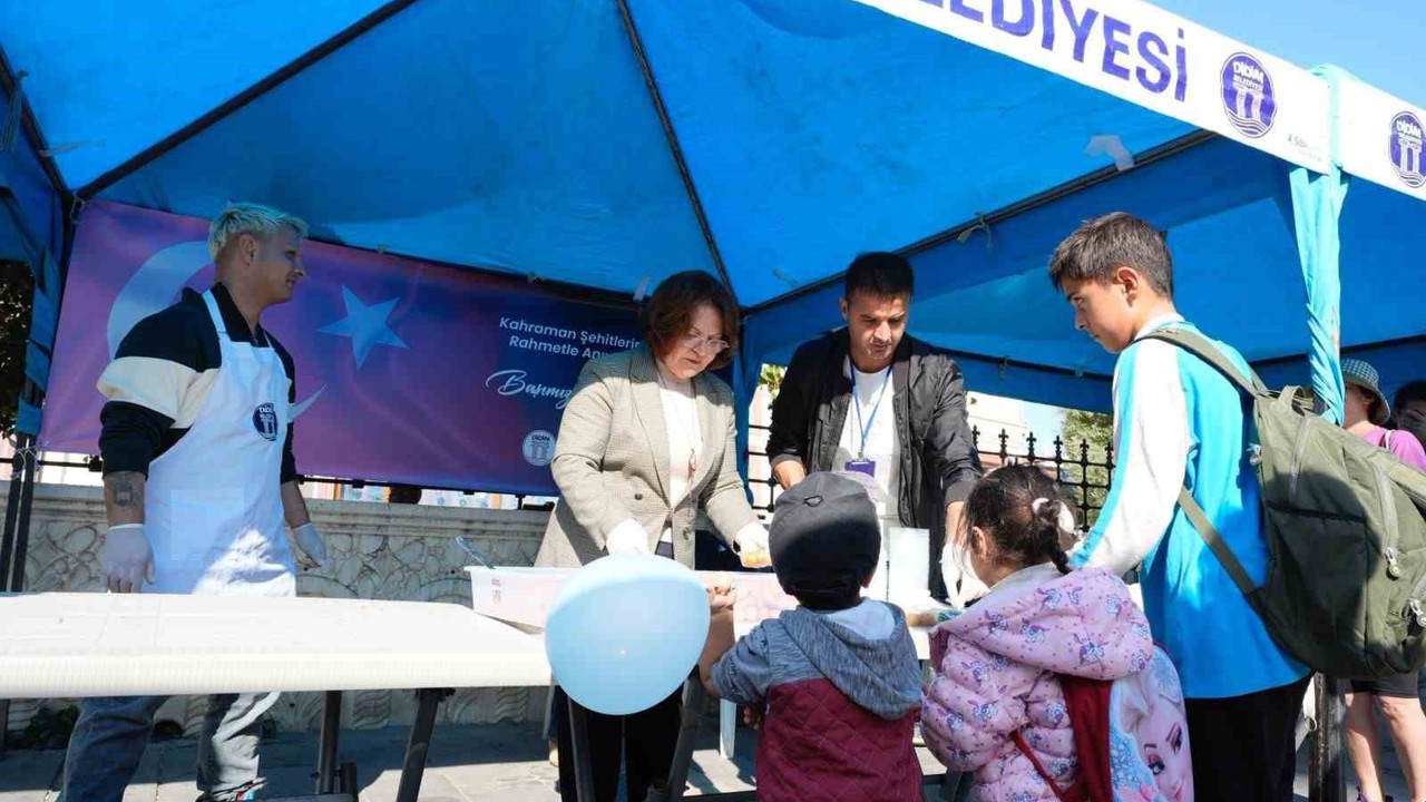 Didim’de şehitler için lokma hayrı düzenlendi
