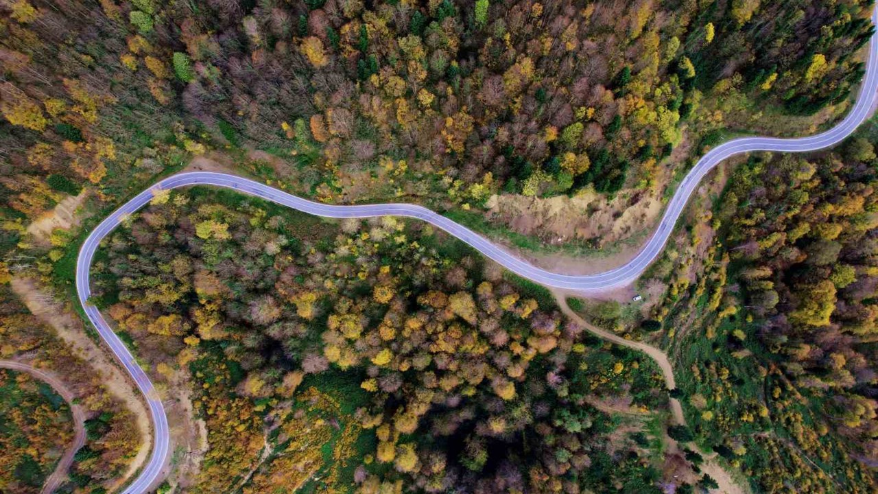 Sonbaharın renkleri Çam Dağı’nı baştan sona sardı
