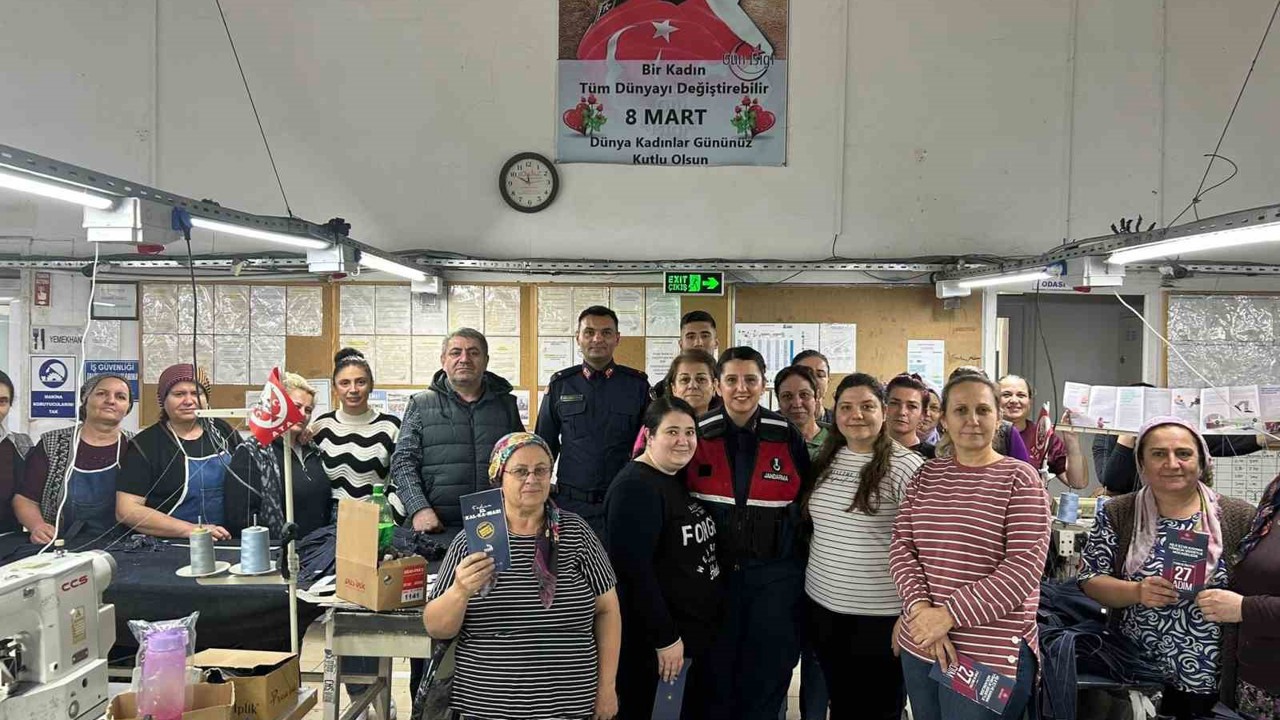 Edirne’de fabrika çalışanlarına KADES etkinliği düzenlendi
