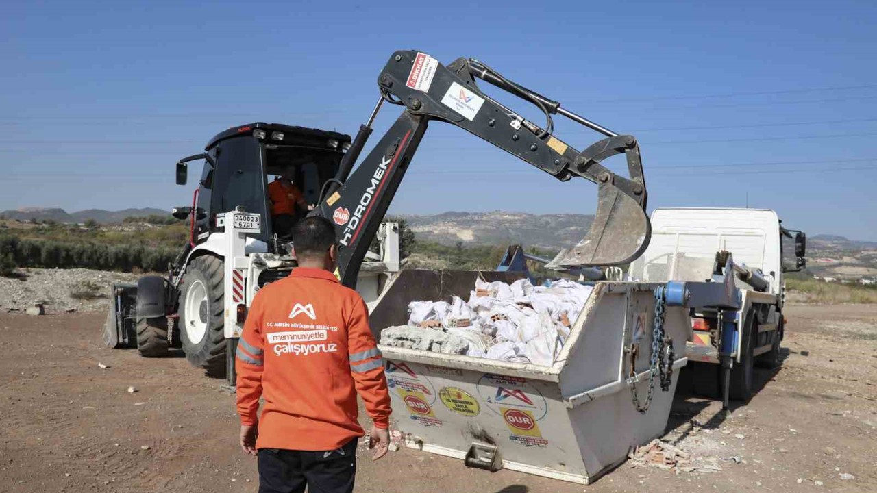 Mersin’de hafriyat denetimi uydu sistemiyle sıkı şekilde yürütülüyor
