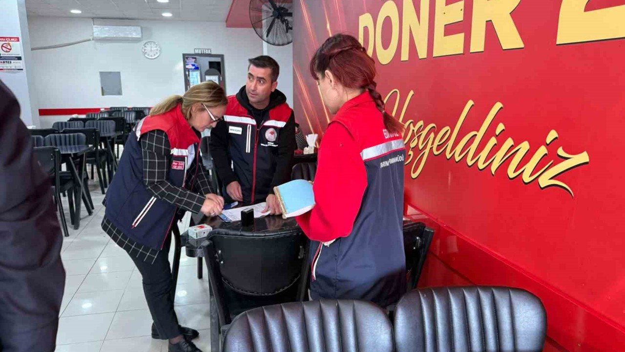 Edirne’de  gıda işletmelerine eş zamanlı denetim
