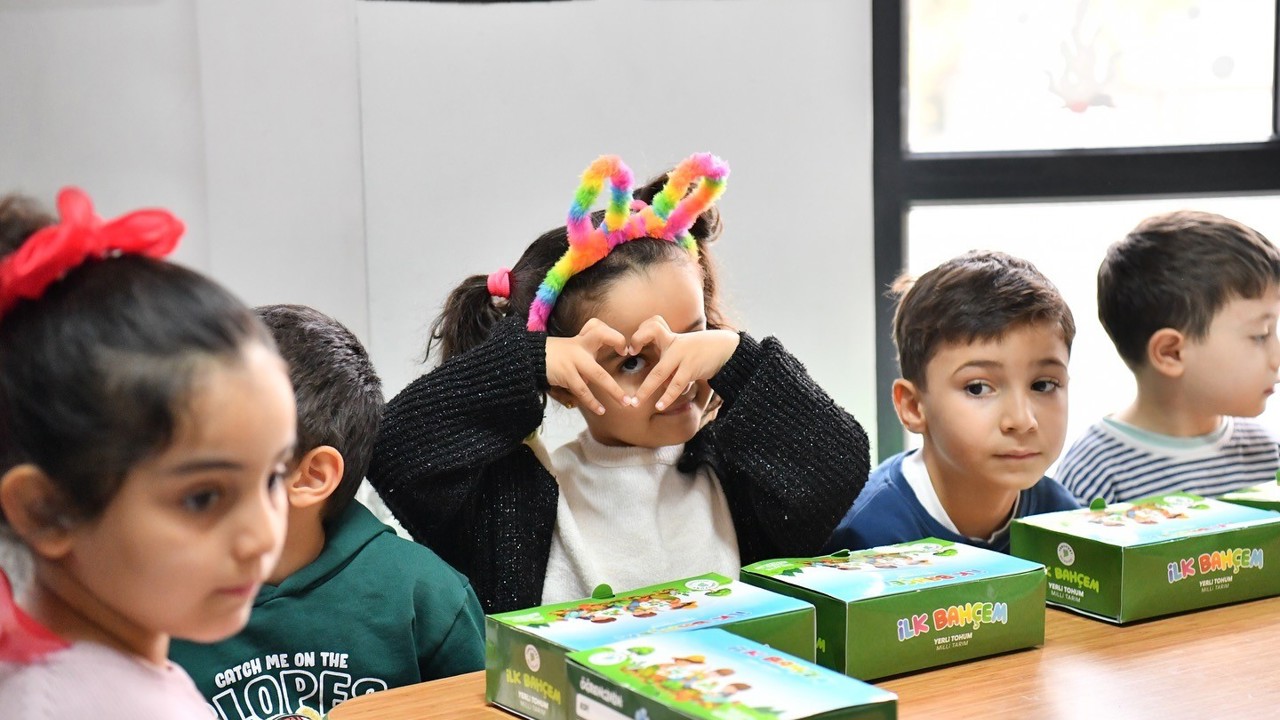 Yeşilyurt’ta çocuklar tarım sevgisi ile büyüyor
