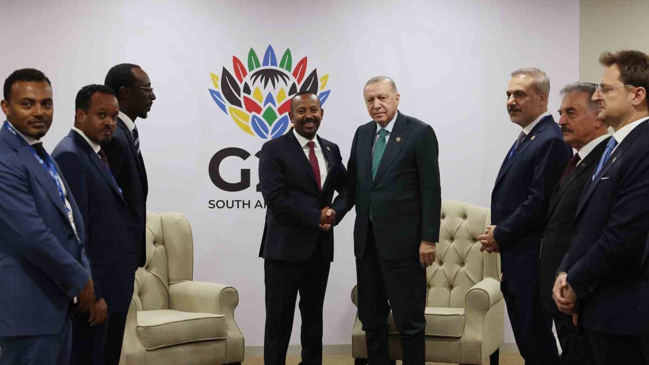 Cumhurbaşkanı Erdoğan, Etiyopya Başbakanı Ali’yi kabul etti
