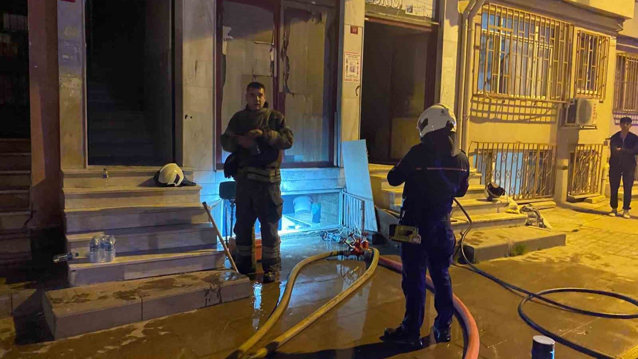 Ortaköy’de korkutan yangın
