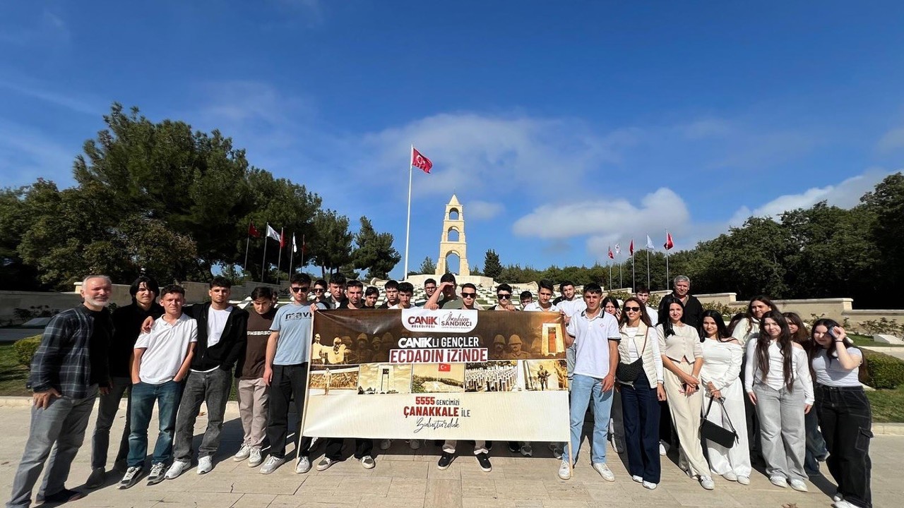 Canikli gençler Çanakkale’ye gönderiliyor
