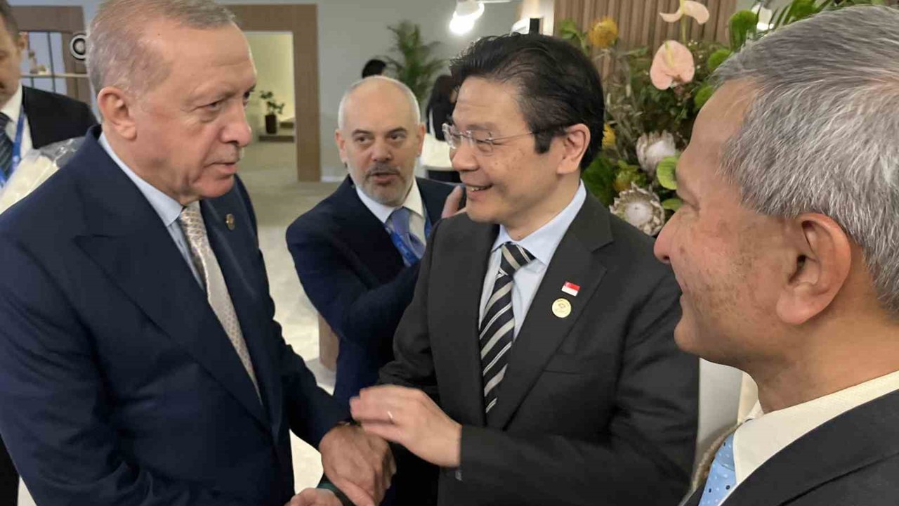 Cumhurbaşkanı Erdoğan, Singapur Başbakanı Wong’u kabul etti
