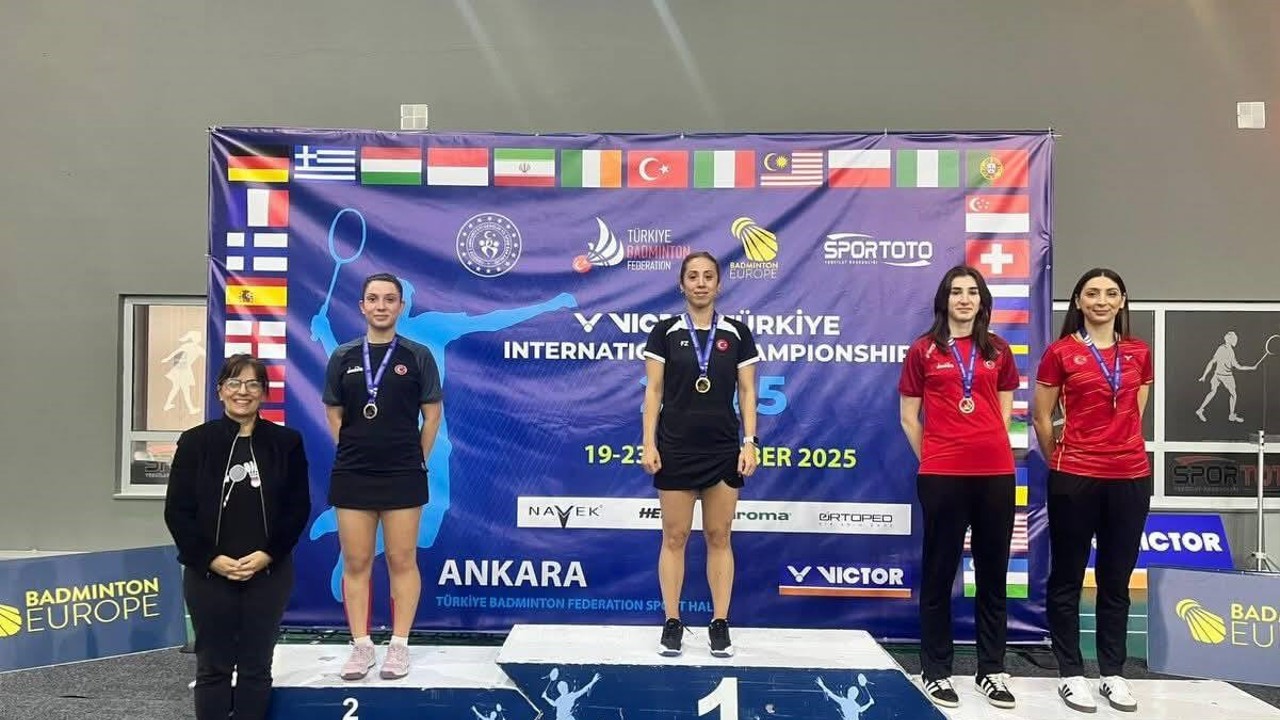 Erzincanlı badmintonculardan uluslararası şampiyonada 3 altın, 2 bronz madalya
