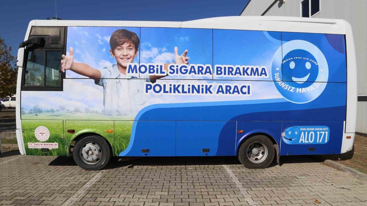 Diyarbakır’da mobil sigara bırakma polikliniği hizmete başladı
