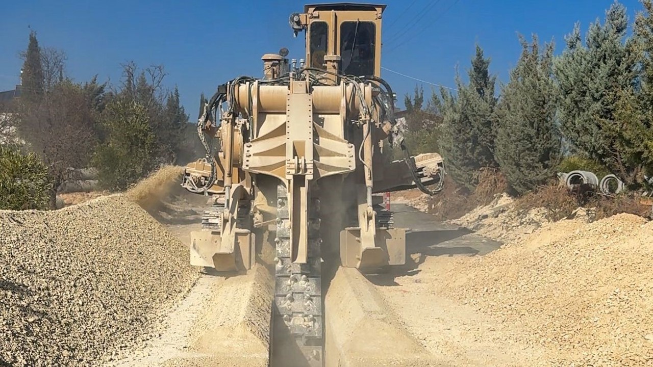 Burç’ta GASKİ’nin altyapı çalışmaları hızlandı
