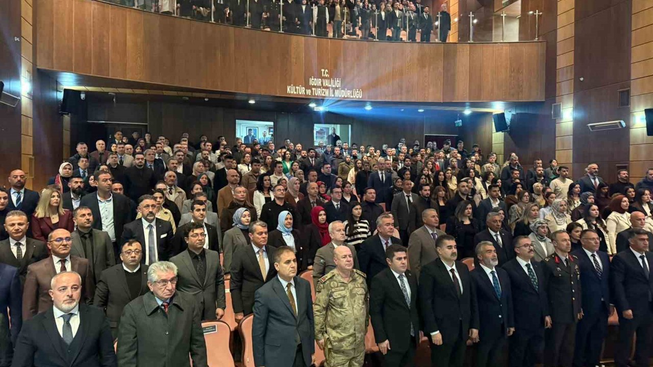 Iğdır’da 24 Kasım öğretmenler günü kutlama programı düzenlendi
