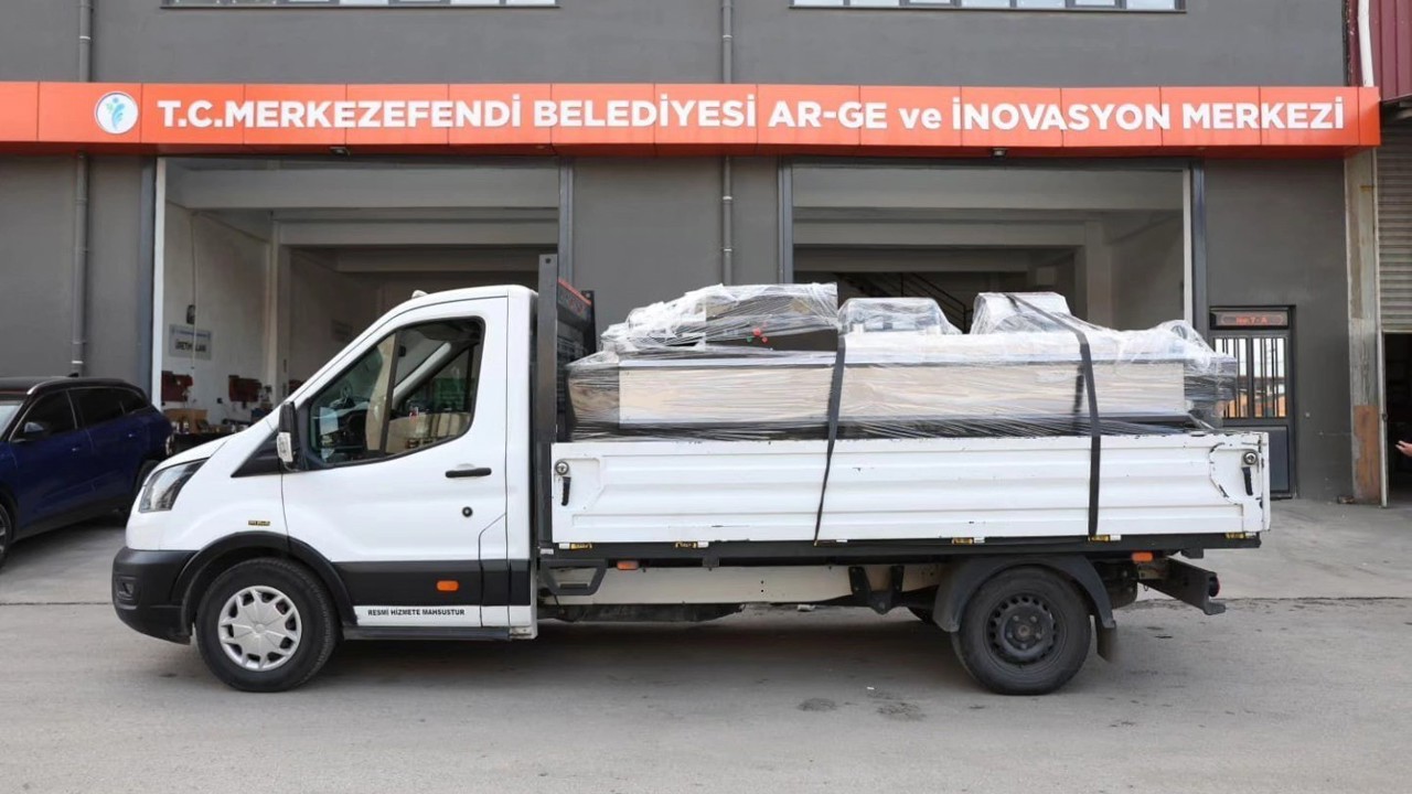 Merkezefendi’nin 33’ncü mama makinesi Çerkezköy’e teslim edildi
