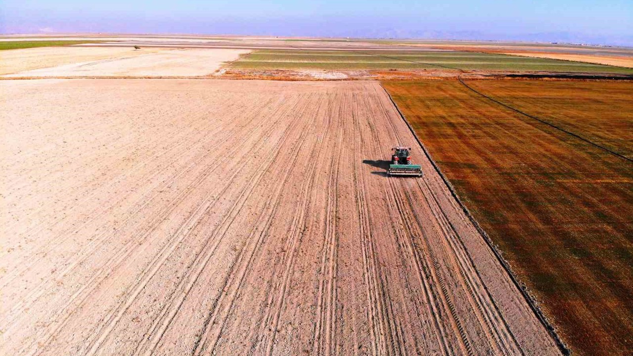 Hububat ambarı Konya Ovasında yağışlar yetersiz
