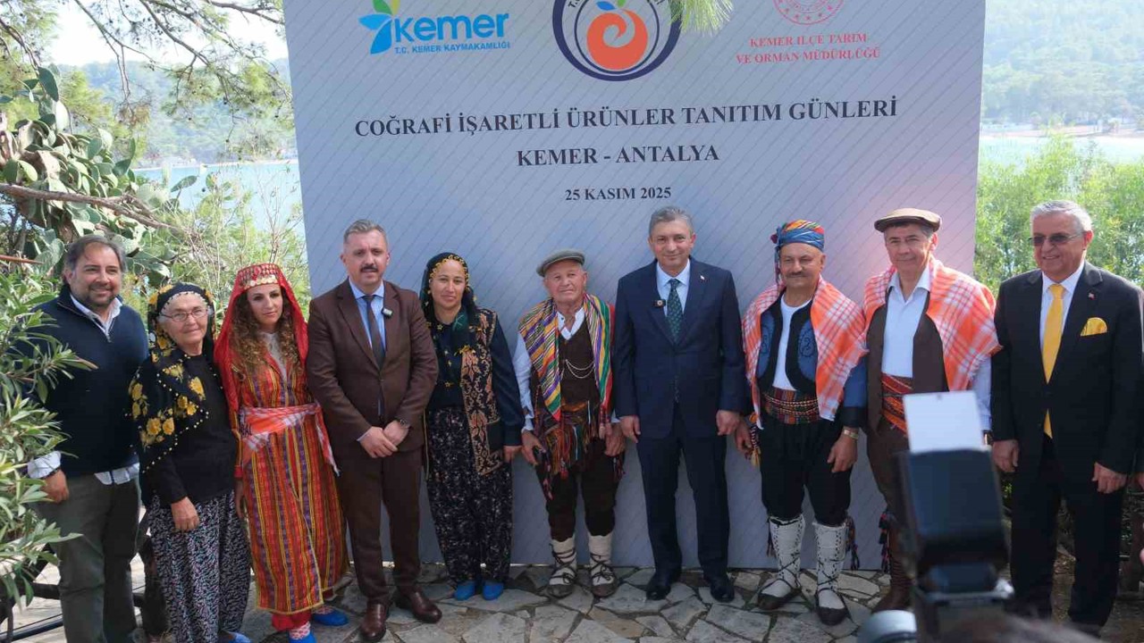 Kemer’de coğrafi işaret başvurusu yapılan ürünler tanıtıldı
