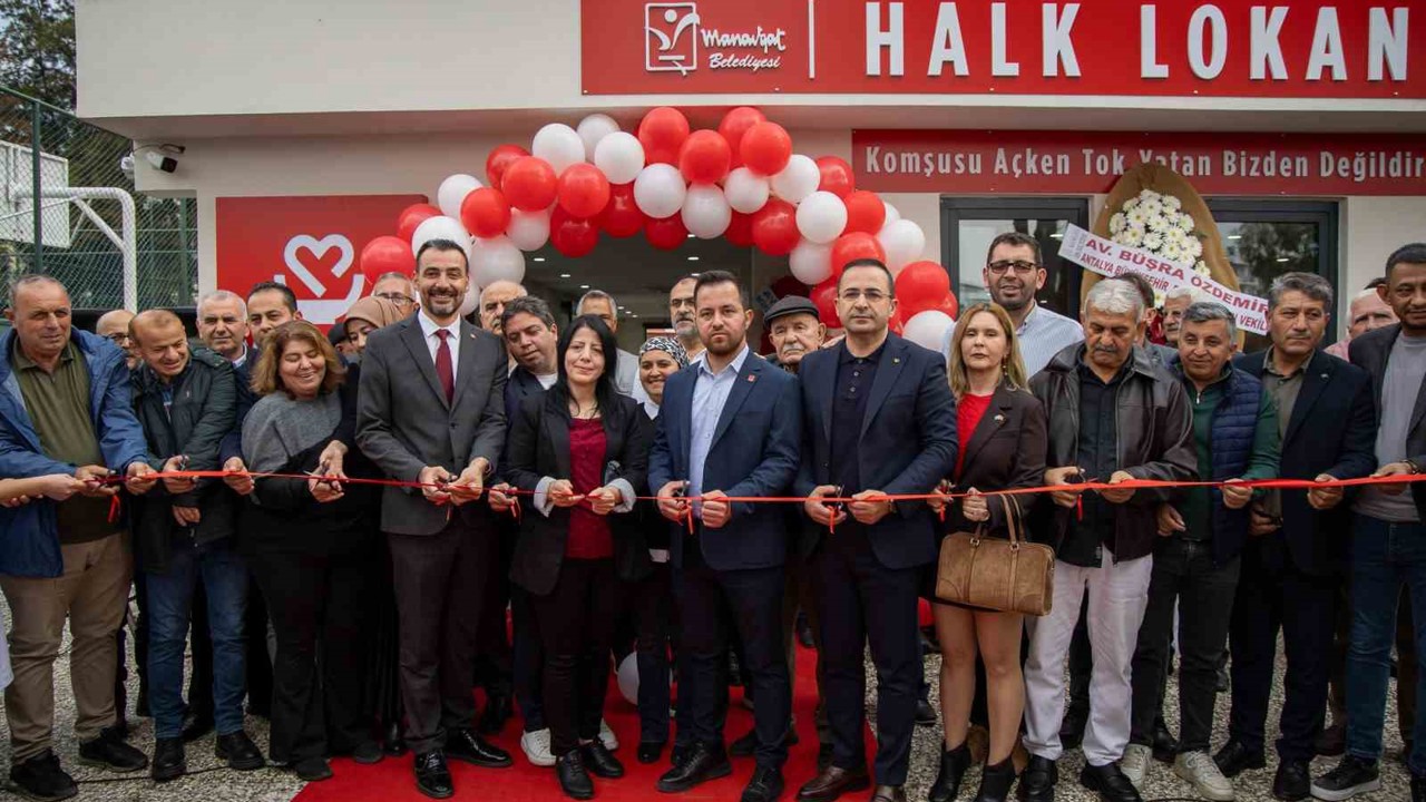 Manavgat Belediyesi 2. Halk Lokantası hizmete açıldı
