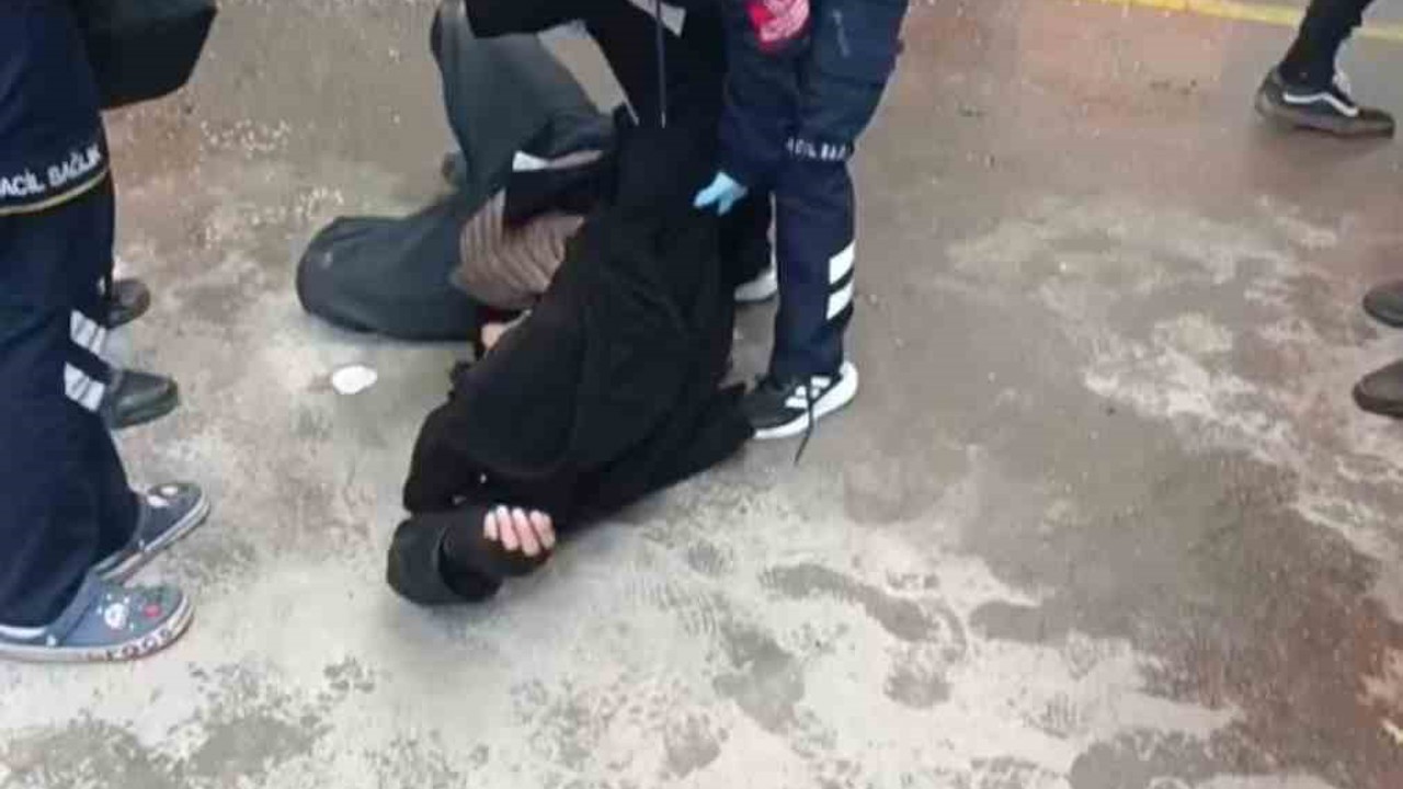 Pazar alanında korkutan anlar: 1 kişi dumandan etkilendi
