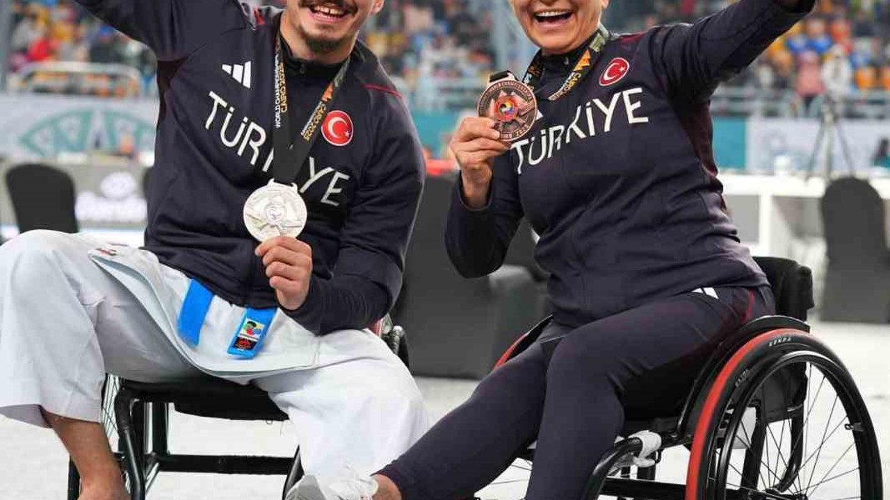 Aydınlı milli sporcu Uslu gümüş madalyanın sahibi oldu
