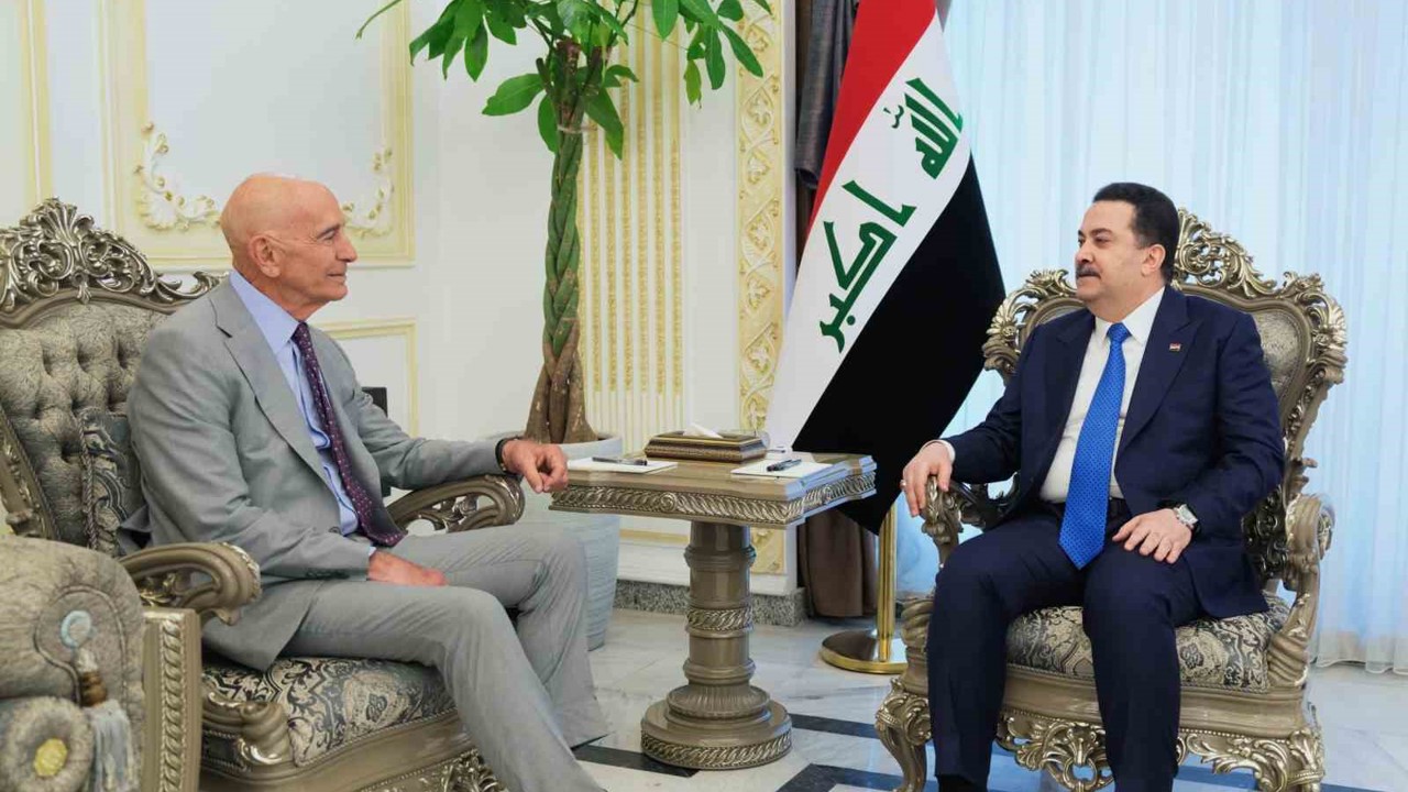 Irak Başbakanı Sudani, ABD’nin Suriye Özel Temsilcisi Barrack ile bir araya geldi
