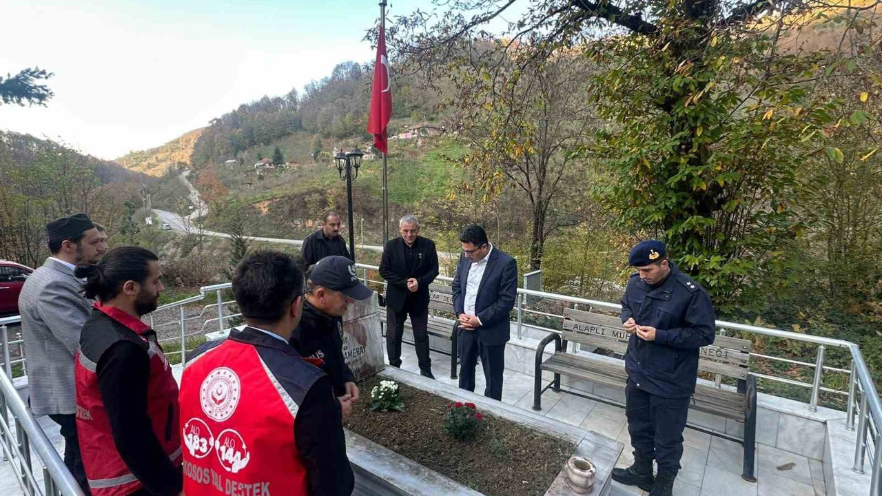 Şehit Aydın Kameray, vefatının yıl dönümünde Alaplı’da anıldı
