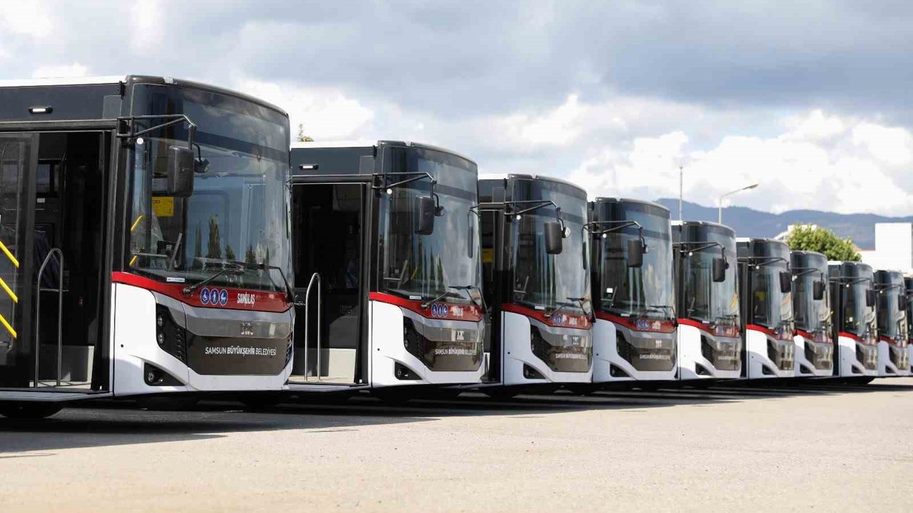 Samsun Büyükşehir otobüs filosunun yüzde 25 artırdı
