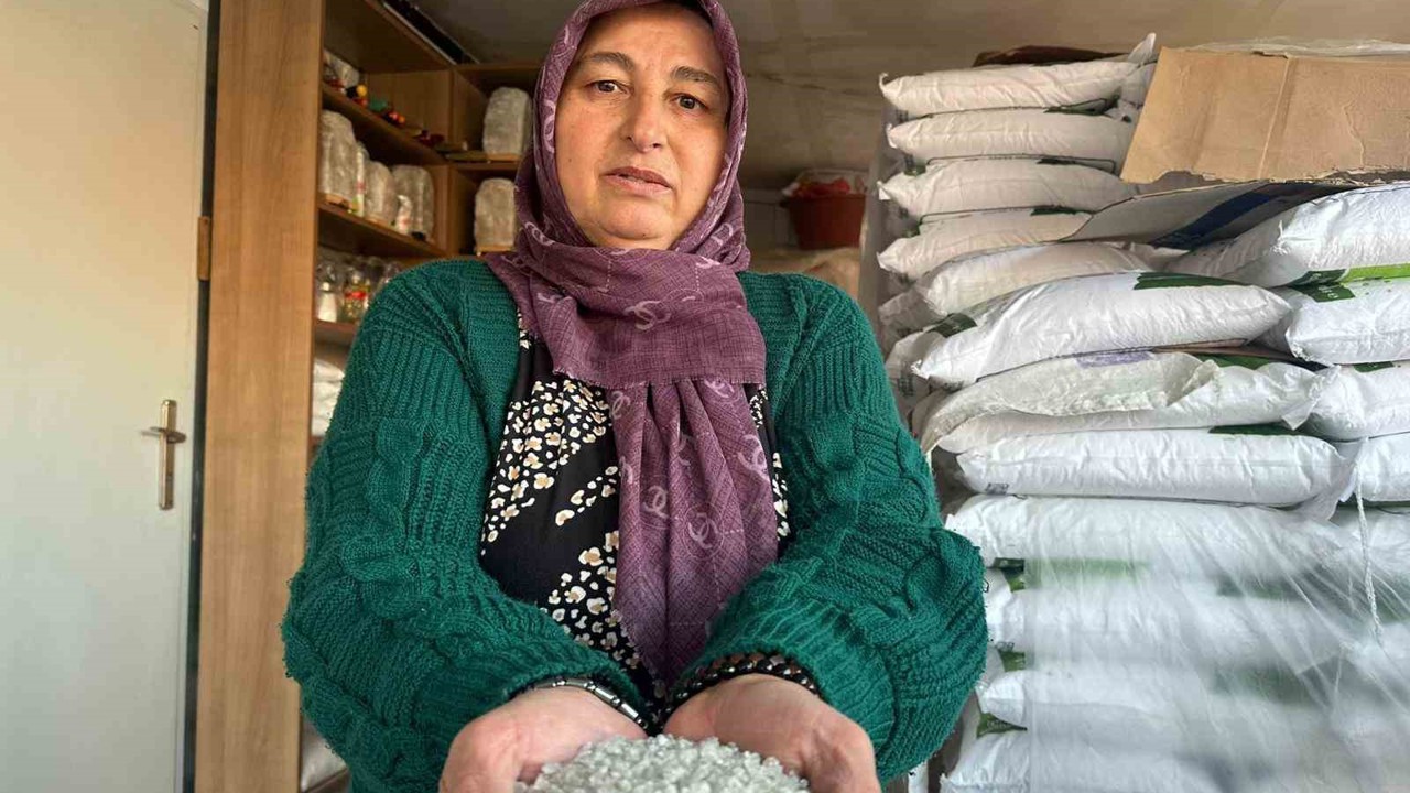 Hem satıyor hem anlatıyor: 4 çocuk annesi Çankırı’nın meşhur tuzuyla 6 yıldır geçimini sağlıyor
