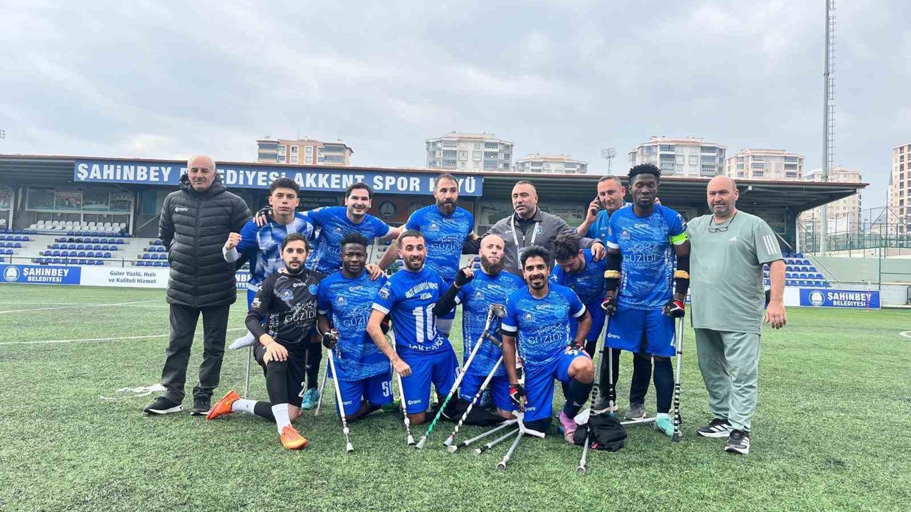 Gebze Belediyesi Ampute Futbol Takımı, sezona galibiyetle başladı
