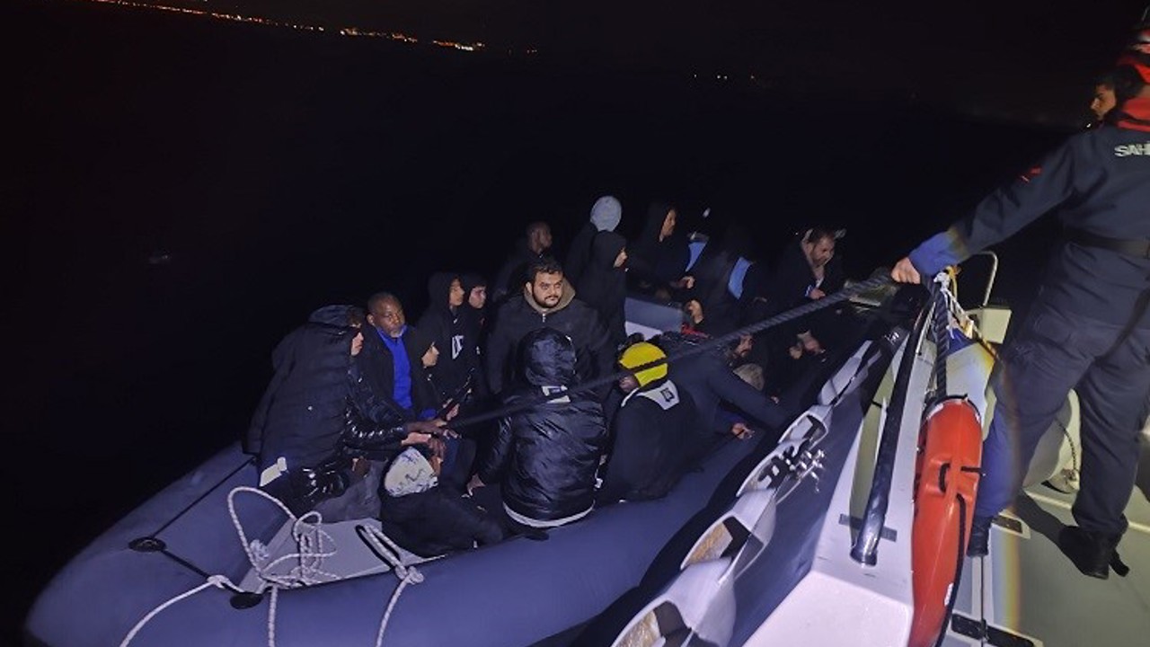 Aydın’da 31 düzensiz göçmen kurtarıldı
