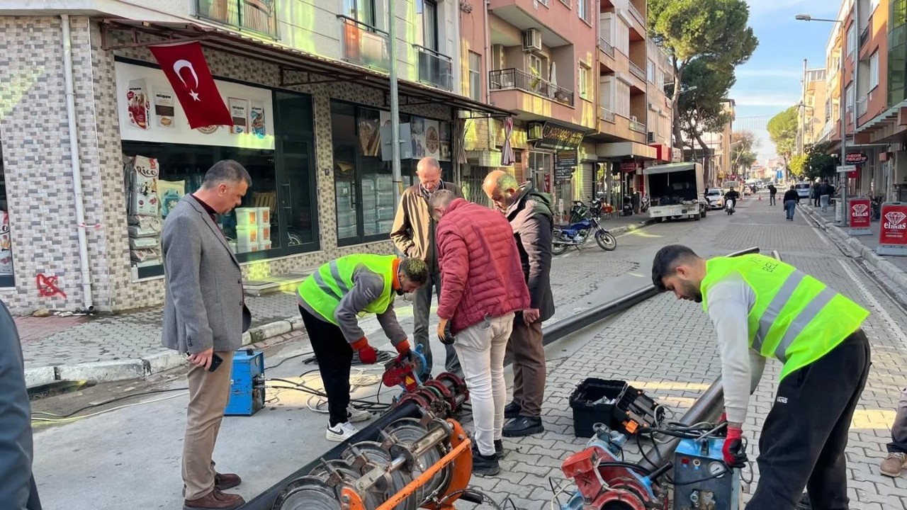 Yenipazar’da içme suyu hattı yenileniyor
