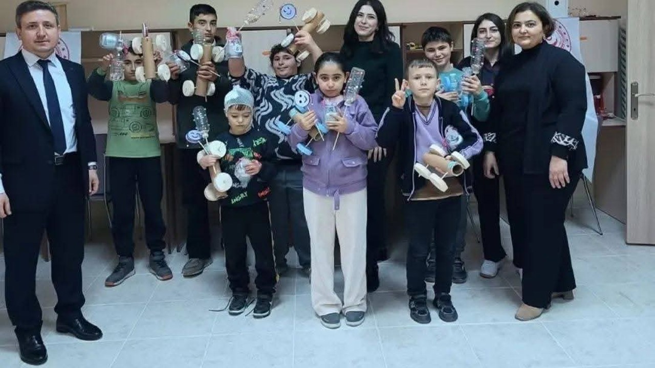 Özel bireyler geri dönüşümle hem öğrendi hem eğlendi
